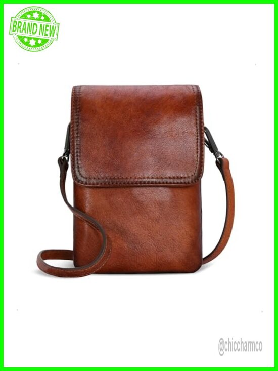 Handbags - Small Crossbody Bag RFID Blocking Genuine Leather Wallet Purse Travel